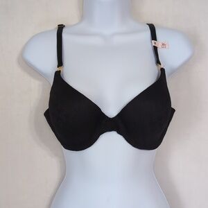 Victoria's Secret Black Very Sexy Demi Push-Up Bra Size 36C New with Tags
